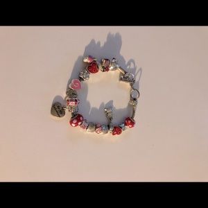 Valentines charm bracelet
